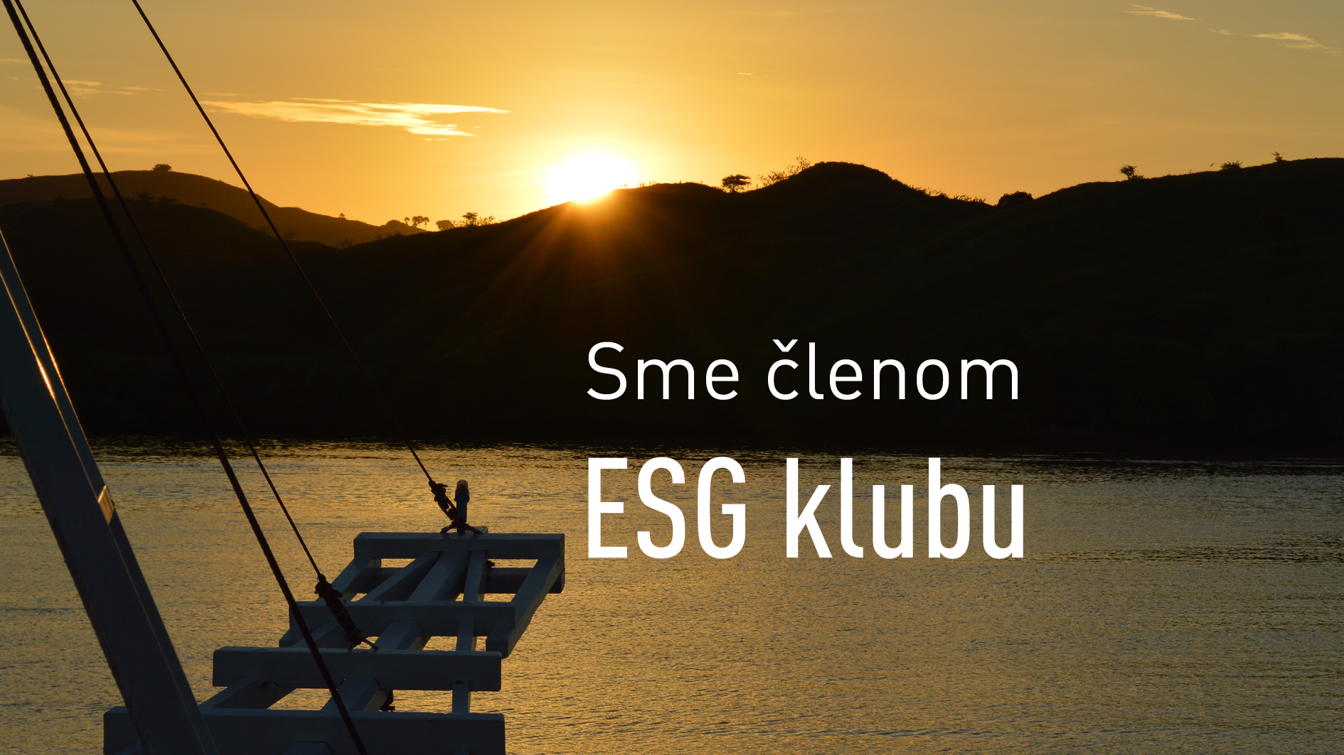 dive 2000 production s.r.o. je členom ESG klubu.